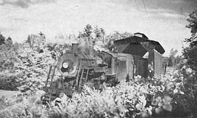 StJ & LC RR near Hardwick, VT, 1940s